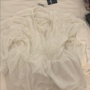 Hollister Long Sleeve V-Neck Blouse